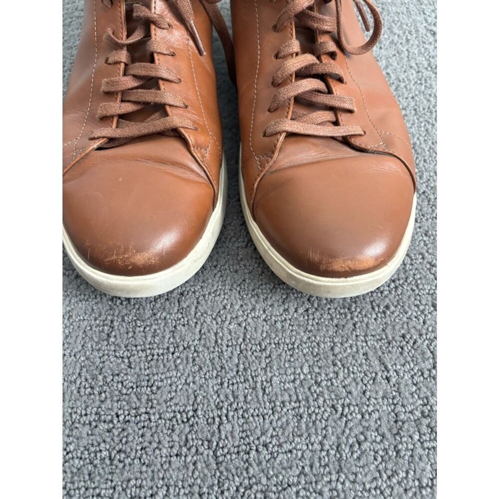 Cole Haan Brown Leather Low-Top Sneakers - Picture 6 of 6